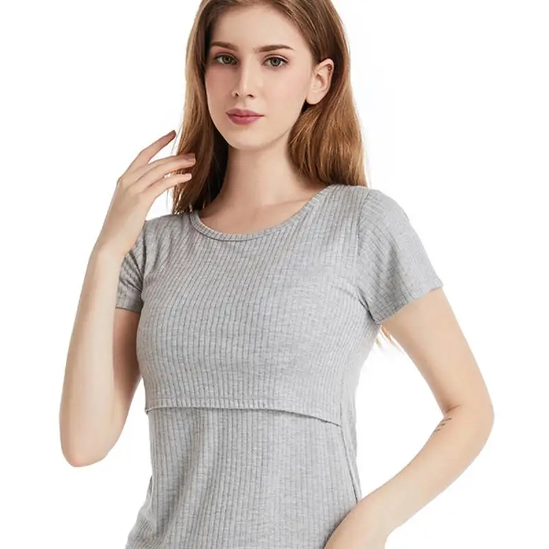 1Pc Maternity Breastfeeding Vest Prenatal Postpartum Nursing Pajama (Gray)
1Pc Maternity Breastfeeding Vest Prenatal Postpartum Nursing Pajama (Gray)