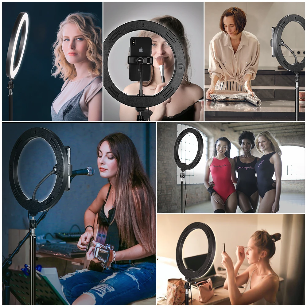 10" LED Ring Light Photographic Selfie Ring Lighting with Stand for Smartphone Youtube Makeup Video Studio Tripod Ring Light
10" LED Ring Light Photographic Selfie Ring Lighting with Stand for Smartphone Youtube Makeup Video Studio Tripod Ring Light
