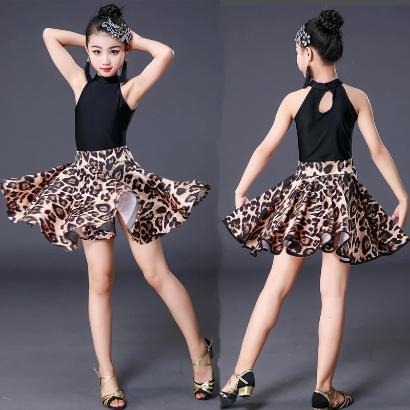 Leopard Print Girls Latin Dance Fringe Dress Kids Ballroom Competition Evening Party Stage Performance Clothing Top+Skirt Set
Leopard Print Girls Latin Dance Fringe Dress Kids Ballroom Competition Evening Party Stage Performance Clothing Top+Skirt Set