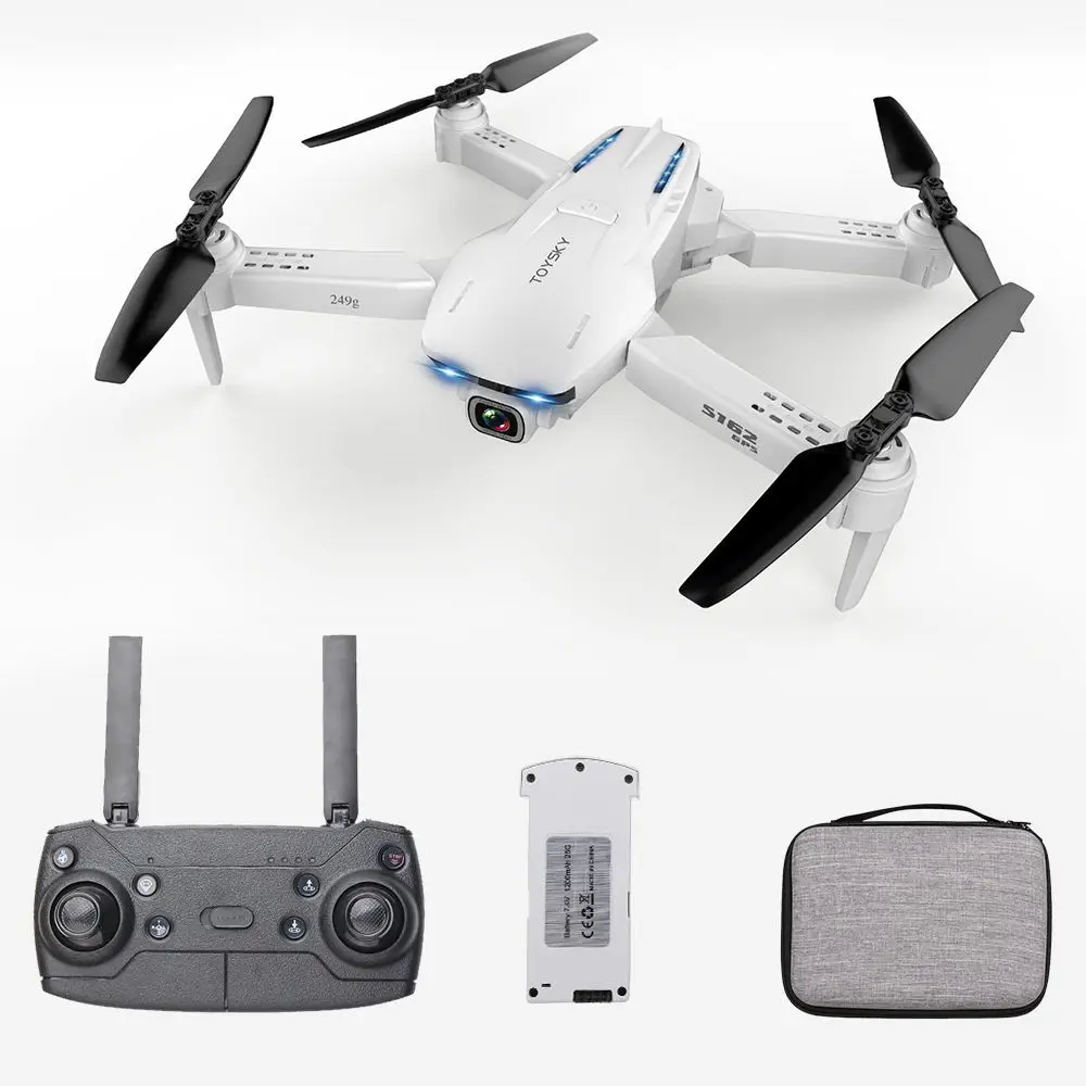 Дрон Радиоуправляемый S162 Wi Fi с камерой GPS 1080P 4K|Квадрокоптер дистанционным