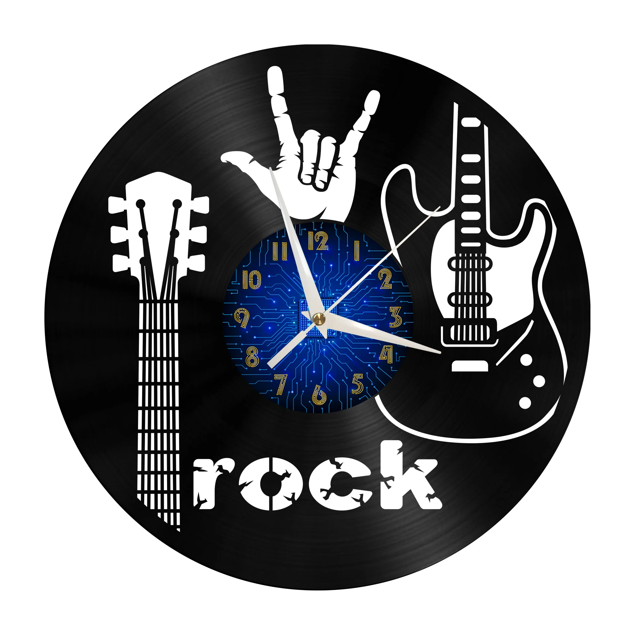 Rock Music Modern Design Home Decor Creativity 12 Inch Vinyl Record Wall Clock LED Wall Decoration Clocks Gifts For Music Lovers
Rock Music Modern Design Home Decor Creativity 12 Inch Vinyl Record Wall Clock LED Wall Decoration Clocks Gifts For Music Lovers