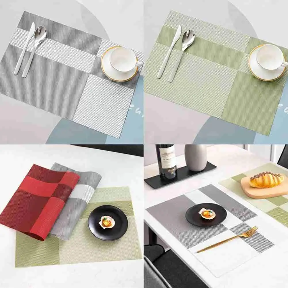 1pcs Placemats For Dining Place Mat Washable PVC In Kitchen Tableware Cup Black Brown PVC Pad Mat Accessories Non-slip Wine N3B9
1pcs Placemats For Dining Place Mat Washable PVC In Kitchen Tableware Cup Black Brown PVC Pad Mat Accessories Non-slip Wine N3B9