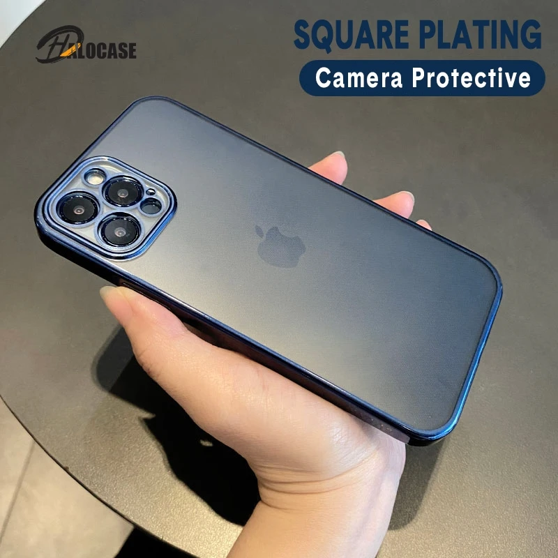 Luxury Square Plating Silicone Shockproof Phone Case For iPhone 11 12 Pro Max Mini X Xs XR 7 8 Plus SE 2 Ultra Thin Soft Cover
Luxury Square Plating Silicone Shockproof Phone Case For iPhone 11 12 Pro Max Mini X Xs XR 7 8 Plus SE 2 Ultra Thin Soft Cover