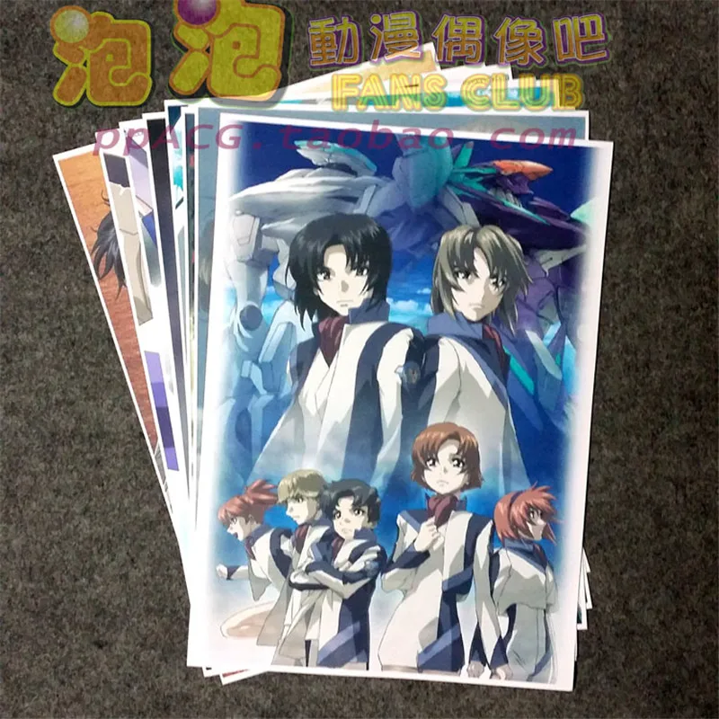 8 шт./компл. аниме Soukyuu no Fafner Dead Aggressor постер Toomi Maya настенные фотографии для