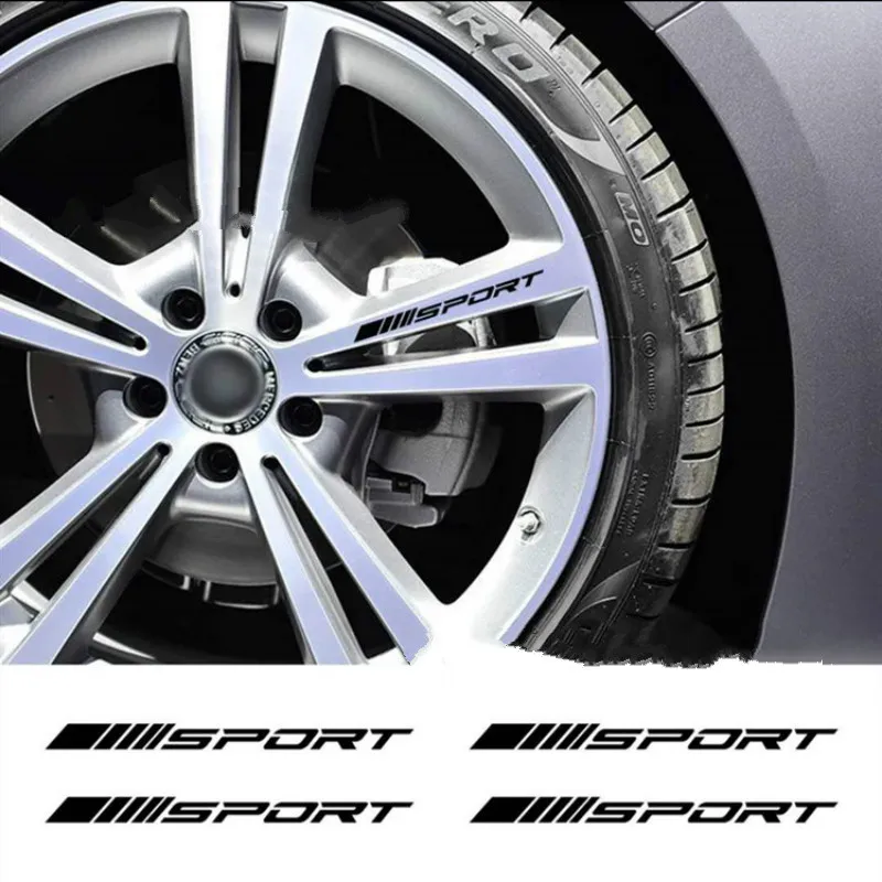Стикеры для автомобильных колесная наклейка Chevrolet Cruze Aveo Lacetti Captiva Cruz Niva Spark Orlando, 4 шт.