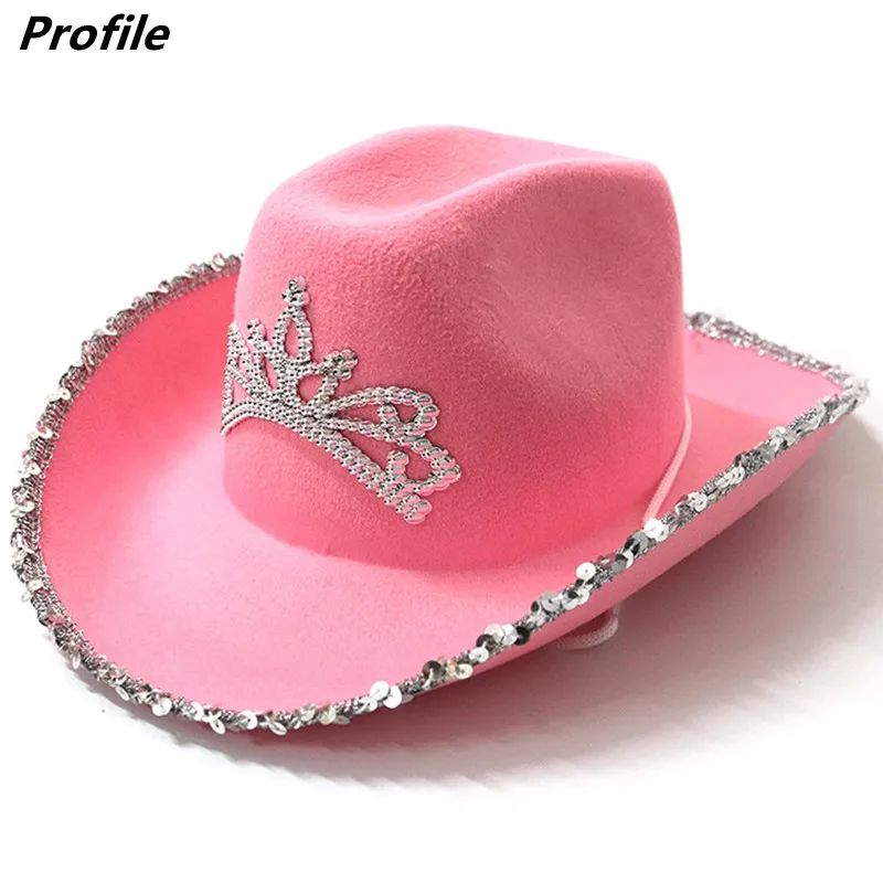 Pink Cowboy Hat Feather Edge Letter Crown Cowboy Hat Stage Party Special Jazz Cowboy Hip Hop New Pink Rope Hat
Pink Cowboy Hat Feather Edge Letter Crown Cowboy Hat Stage Party Special Jazz Cowboy Hip Hop New Pink Rope Hat