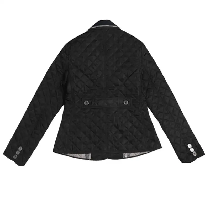 2020 Parka Winter Clothes Women Temperament Lapel Single-Breasted Slim Warm Spinning Cotton-Padded Jacket Hot 2021 Spring Coat