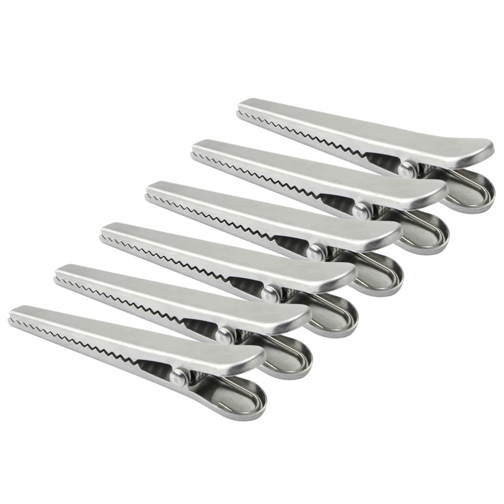 Sealing Bag Clips Food Clip Sealer For Snack Bags Stainless Steel Kitchen Seal Clamp Clamps Storage Tea Keeping Chip Clips Duty
Sealing Bag Clips Food Clip Sealer For Snack Bags Stainless Steel Kitchen Seal Clamp Clamps Storage Tea Keeping Chip Clips Duty
