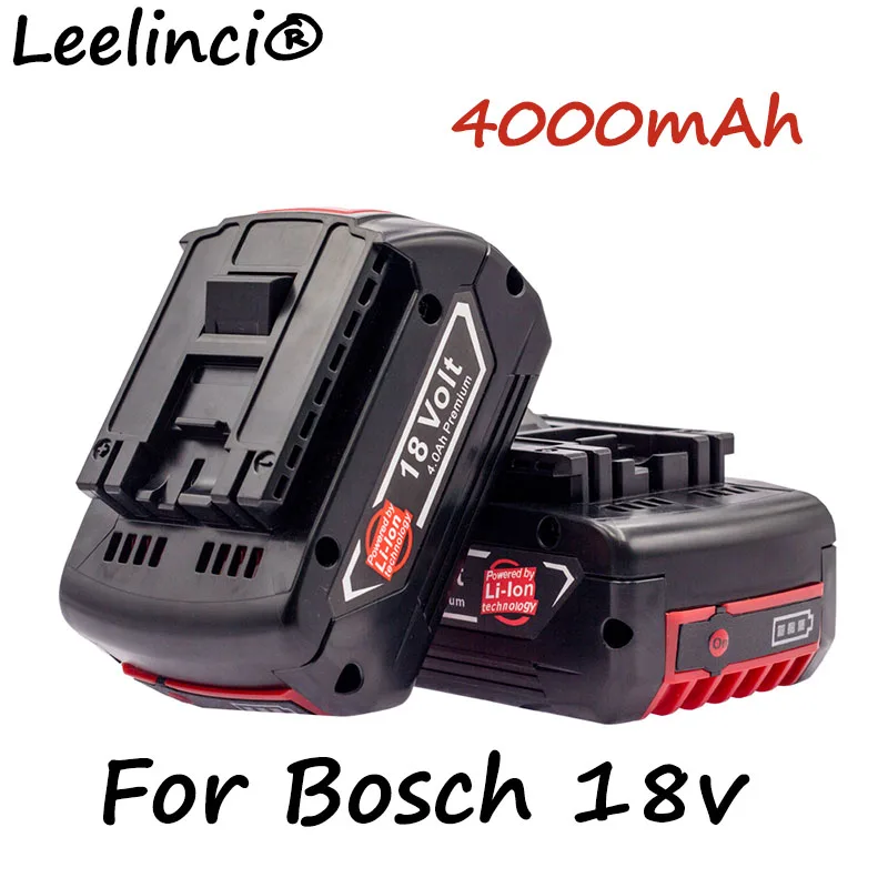 Newest 18V 4000mAh Rechargeable Lithium Battery For Bosch 18V Tool Batteries Backup Compatible BAT609 BAT618 With Lamp Charger
Newest 18V 4000mAh Rechargeable Lithium Battery For Bosch 18V Tool Batteries Backup Compatible BAT609 BAT618 With Lamp Charger