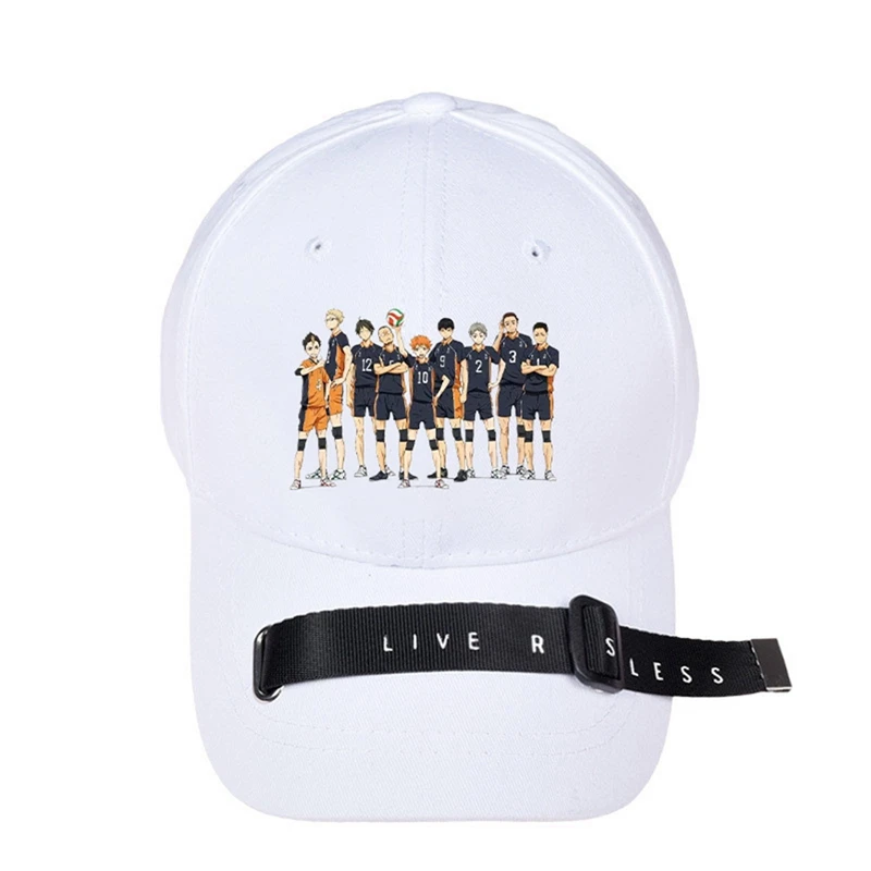 Fashion Spring Summer Hat Haikyuu!! Mens Baseball Cap Adult Man Sunhat High Quality Anime Lover Cotton Unisex Trendy Peaked Caps
Fashion Spring Summer Hat Haikyuu!! Mens Baseball Cap Adult Man Sunhat High Quality Anime Lover Cotton Unisex Trendy Peaked Caps