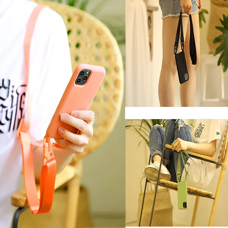 Original Liquid Silicone Crossbody Wide Shoulder Strap Case For iPhone 12 11 Pro Max Mini Xr X Xs Max 7 8 Plus Necklace Cover
Original Liquid Silicone Crossbody Wide Shoulder Strap Case For iPhone 12 11 Pro Max Mini Xr X Xs Max 7 8 Plus Necklace Cover