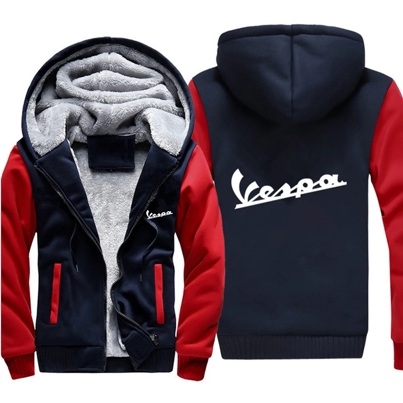 Новинка 2021, мужские толстовки Vespa, зимние толстые теплые флисовые мужские толстовки на молнии, пальто, спортивная одежда, мужская уличная од... 
Новинка 2021, мужские толстовки Vespa, зимние толстые теплые флисовые мужские толстовки на молнии, пальто, спортивная одежда, мужская уличная од...