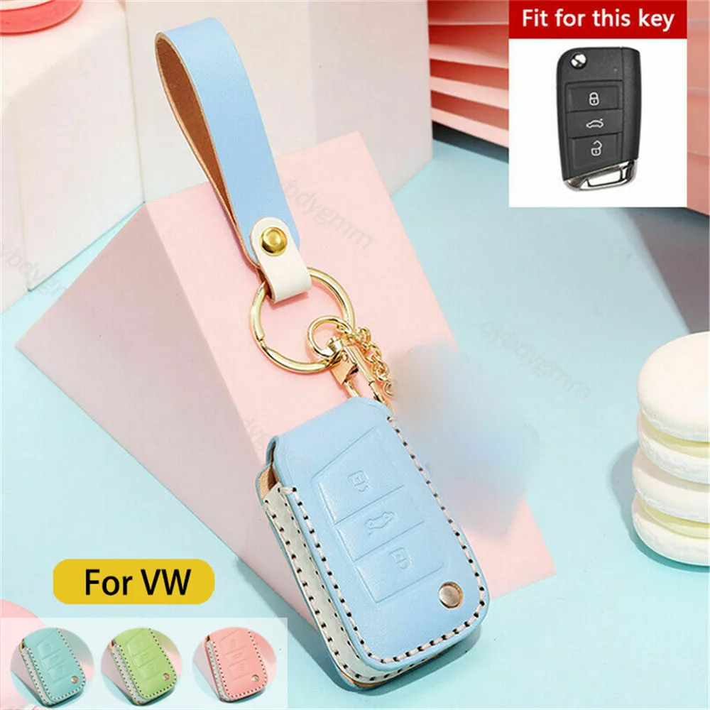 Genuine Leather Remote Car Key Case Cover Fob Shell Skin Bag For VW Golf MK7 Polo For Skoda Karoq Accessories Styling
Genuine Leather Remote Car Key Case Cover Fob Shell Skin Bag For VW Golf MK7 Polo For Skoda Karoq Accessories Styling