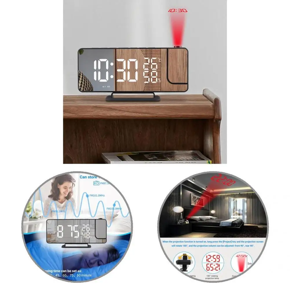 Projection Function Household Accessories Table Mirror Digital Alarm Clock Home Improvement
Projection Function Household Accessories Table Mirror Digital Alarm Clock Home Improvement