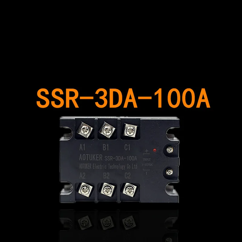 Трехфазное твердотельное реле SSR-3DA-100A DC-AC, управление постоянным током, 24-480 В переменного тока
Трехфазное твердотельное реле SSR-3DA-100A DC-AC, управление постоянным током, 24-480 В переменного тока