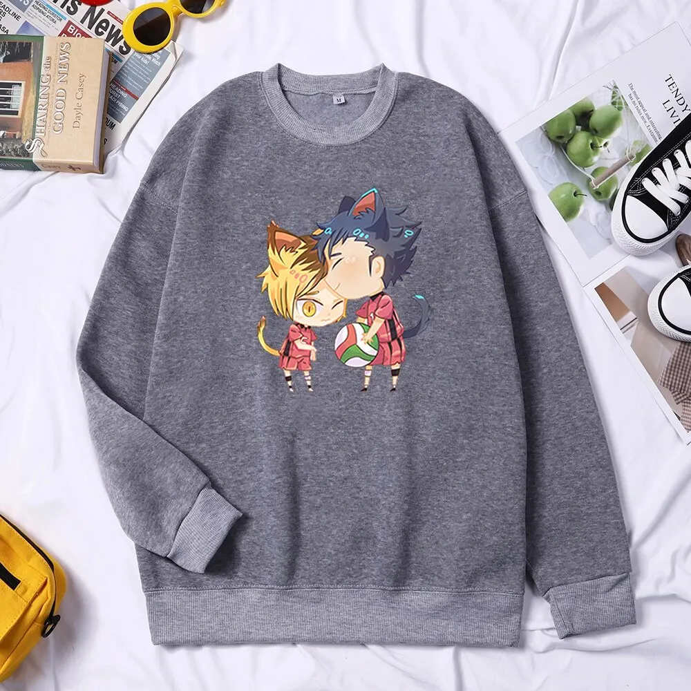 Japan Anime Haikyuu Hoodies Men Karasuno Sweatshirts Fly High School Volleyball Club Hommes Sudaderas Tops Streetwear Pullovers
Japan Anime Haikyuu Hoodies Men Karasuno Sweatshirts Fly High School Volleyball Club Hommes Sudaderas Tops Streetwear Pullovers