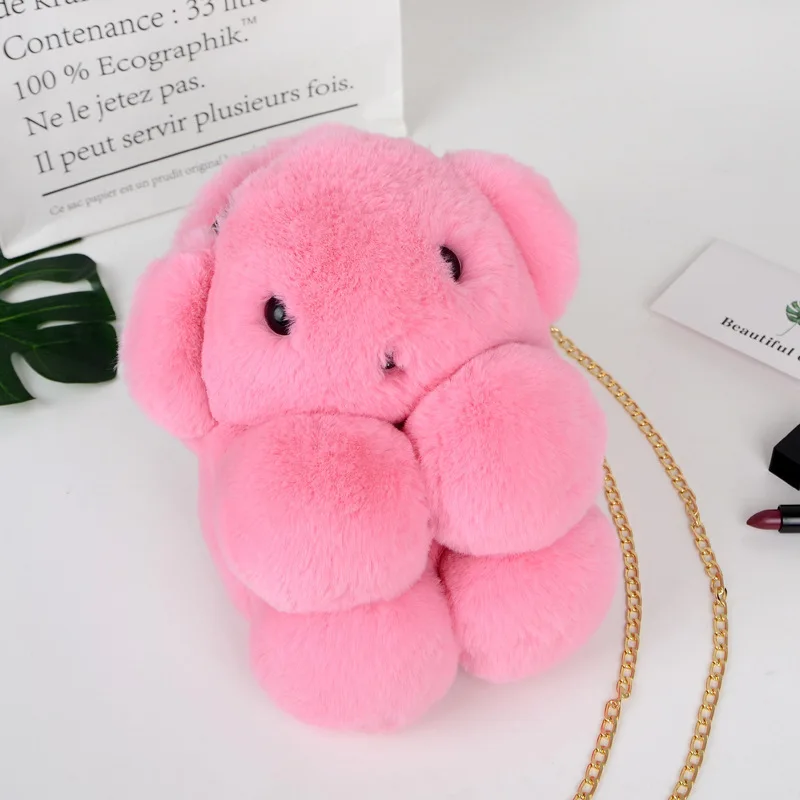 Ready Stock Cute Fluffy Little Bear Fur Pompoms Chain Bag Women Cartoon Sling Bag Fluffy Shoulder Japan Teenage Plush Backpack 
Ready Stock Cute Fluffy Little Bear Fur Pompoms Chain Bag Women Cartoon Sling Bag Fluffy Shoulder Japan Teenage Plush Backpack
