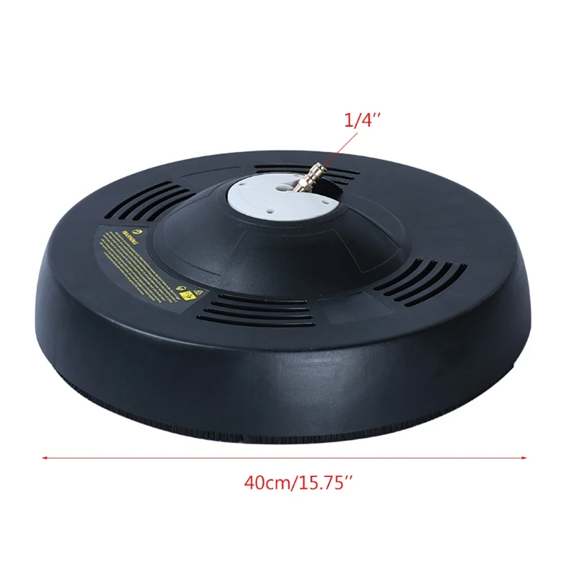 Multipurpose Pressure 15" Floor Scrubbing Disc Washer Surface Cleaner Attachment with Rotating High Pressure Jets Clean
Multipurpose Pressure 15" Floor Scrubbing Disc Washer Surface Cleaner Attachment with Rotating High Pressure Jets Clean