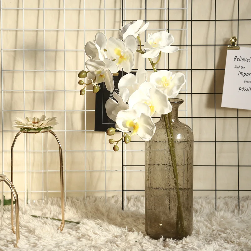 Artificial Silk White Orchid Flowers High Quality Butterfly Moth Fake Flower for Wedding Party Home Festival Decoration
Artificial Silk White Orchid Flowers High Quality Butterfly Moth Fake Flower for Wedding Party Home Festival Decoration