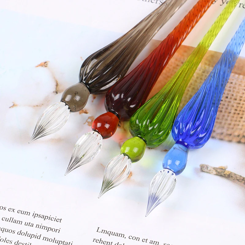High quality 1Pc Vintage Glass Drip Fountain Pen Filling Ink Calligraphy Painting Supplies
High quality 1Pc Vintage Glass Drip Fountain Pen Filling Ink Calligraphy Painting Supplies