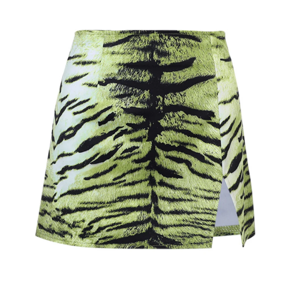 Missnight Vintage Animal Print Mini Skirt Sexy Split Bodycon Short Skirt High Waisted Green Skirts Casual Streetwear 2021
Missnight Vintage Animal Print Mini Skirt Sexy Split Bodycon Short Skirt High Waisted Green Skirts Casual Streetwear 2021