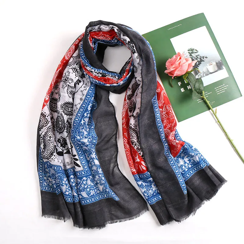 2020 Fashion Aztec Cashew Floral Fringe Viscose Shawl Scarf High Quality Print Soft Echarpe Foulard Femme Muslim Hijab 180*100Cm
2020 Fashion Aztec Cashew Floral Fringe Viscose Shawl Scarf High Quality Print Soft Echarpe Foulard Femme Muslim Hijab 180*100Cm