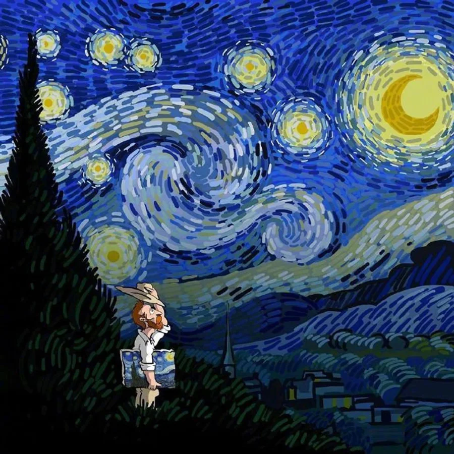5D DIY Diamond Painting Full Square Cartoon character Van Gogh Diamond Embroidery Sale Mosaic Crafts Kit Decoration moon Art
5D DIY Diamond Painting Full Square Cartoon character Van Gogh Diamond Embroidery Sale Mosaic Crafts Kit Decoration moon Art
