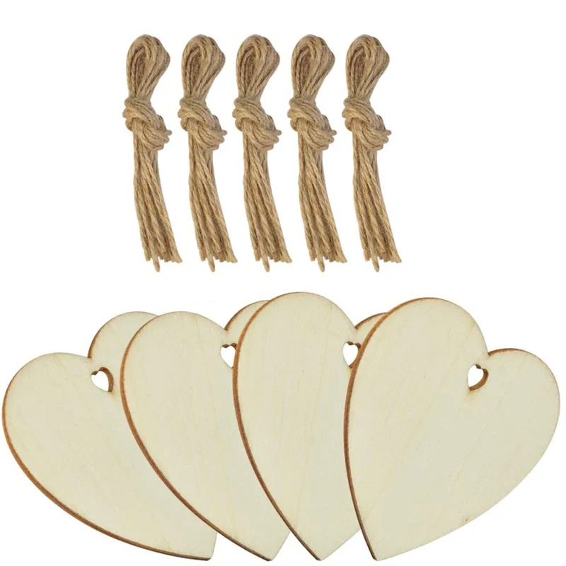 10pcs Natural Heart Wood Slices DIY 8cm Wooden Ornaments Unfinished Predrilled Embellishments with Natural Twine for Christmas
10pcs Natural Heart Wood Slices DIY 8cm Wooden Ornaments Unfinished Predrilled Embellishments with Natural Twine for Christmas