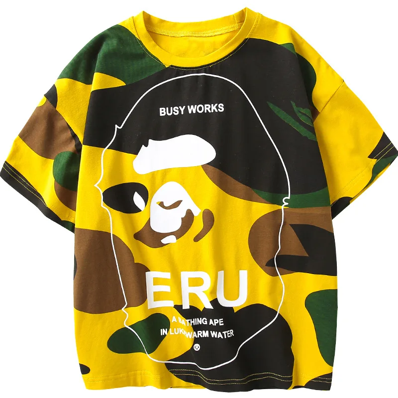 Children's wear and boys' children's summer handsome short sleeved school Korean version T-shirt
Children's wear and boys' children's summer handsome short sleeved school Korean version T-shirt