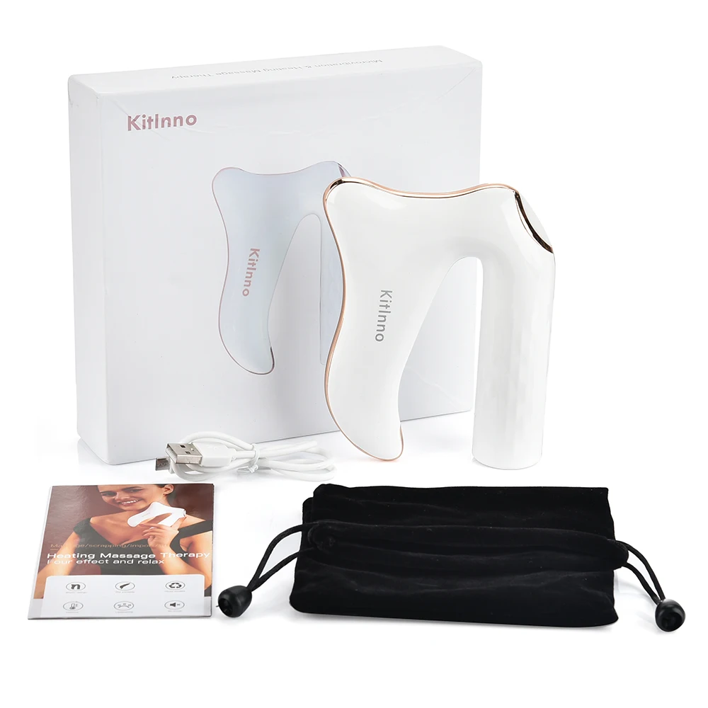 EMS Vibration Heating Massager Tool Micro-current Guasha Scraper Deep Muscle Facial Body Massage Vibration Hot Compress Therapy
EMS Vibration Heating Massager Tool Micro-current Guasha Scraper Deep Muscle Facial Body Massage Vibration Hot Compress Therapy