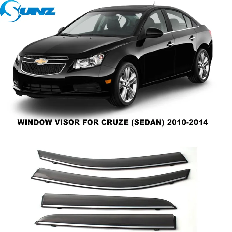 Side Window Visors For Chevrolet Cruze Sedan 2010 2011 2012 2013 2014 Smoke Weathershields Sun Rain Deflectors SUNZ
Side Window Visors For Chevrolet Cruze Sedan 2010 2011 2012 2013 2014 Smoke Weathershields Sun Rain Deflectors SUNZ