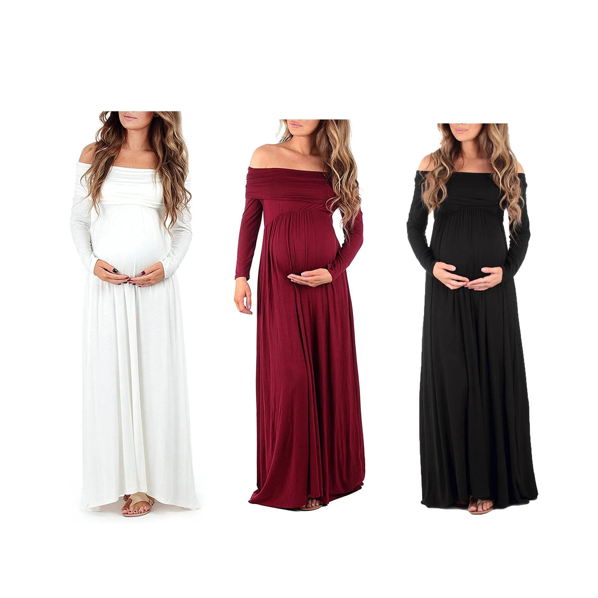 Pregnant Women Off Shoulder Dresses Elegant Pregnancy Gown For Photo Shooting Trailing Cotton Maternity Dress Baggy Maxi Clothes
Pregnant Women Off Shoulder Dresses Elegant Pregnancy Gown For Photo Shooting Trailing Cotton Maternity Dress Baggy Maxi Clothes