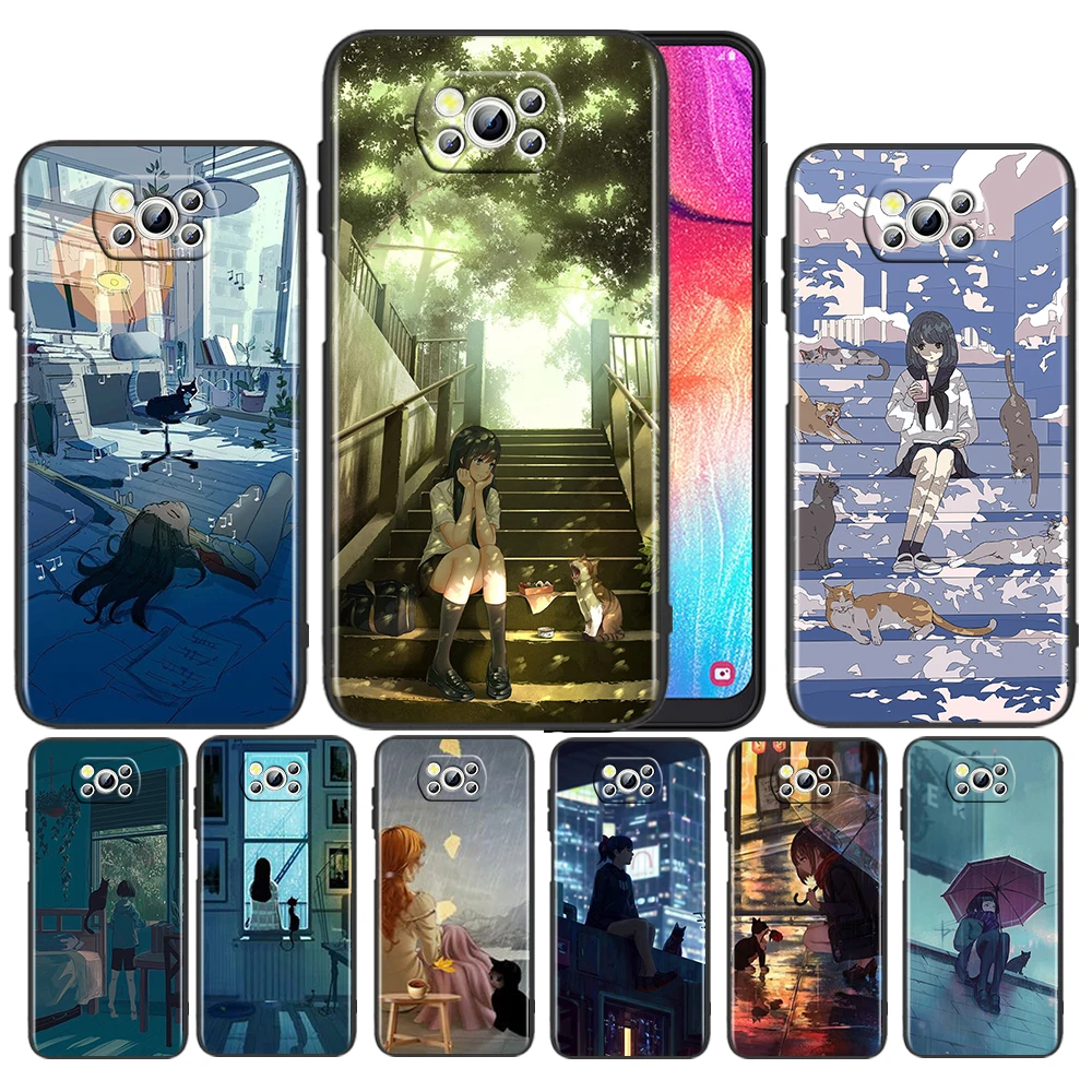 Girl And Cat Art Aesthetic For Xiaomi Poco Civi X3 F3 GT M3 C3 M2 F2 F1 X2 Pro 6X 5X A2 MIX3 Silicone Black Phone Case Cover
Girl And Cat Art Aesthetic For Xiaomi Poco Civi X3 F3 GT M3 C3 M2 F2 F1 X2 Pro 6X 5X A2 MIX3 Silicone Black Phone Case Cover