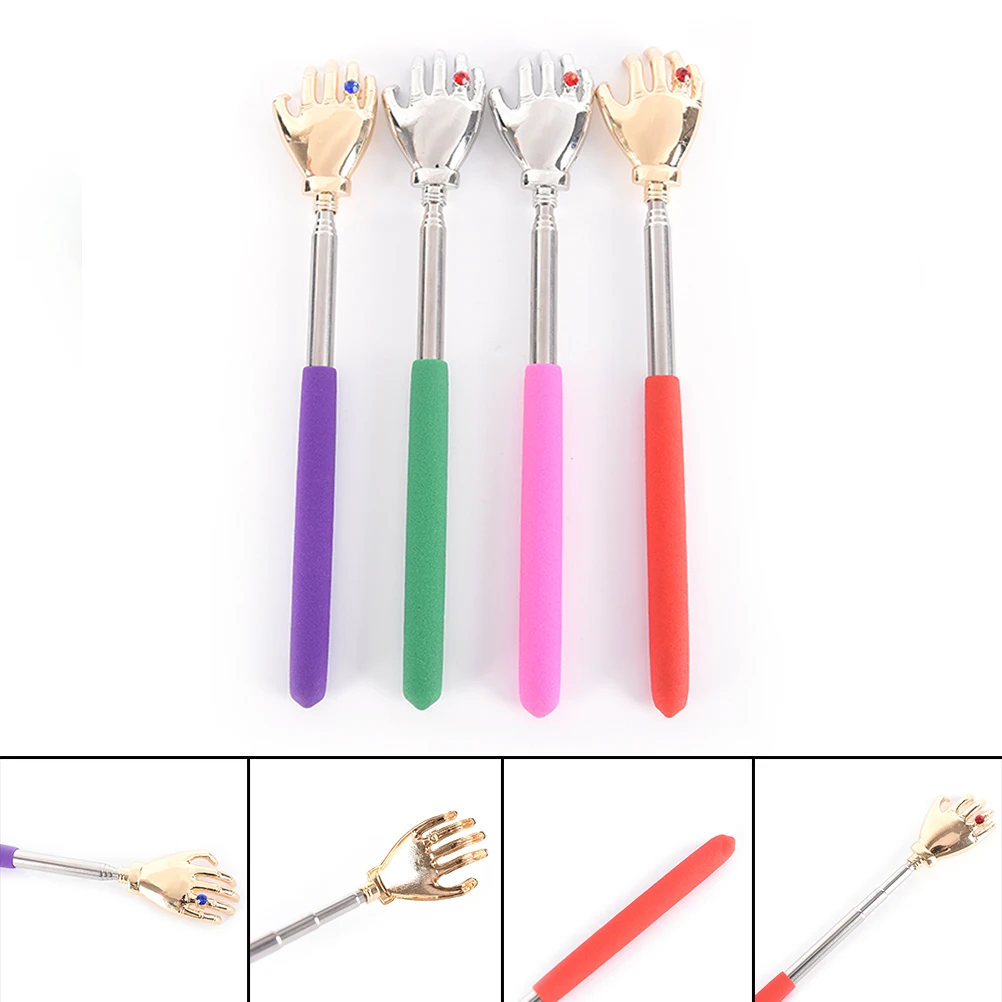 1Pc Practical Telescopic claw Itch Backscratcher Handy Stainless Pen Clip Scratcher Hackle Massager 22.5cm to 59cm
1Pc Practical Telescopic claw Itch Backscratcher Handy Stainless Pen Clip Scratcher Hackle Massager 22.5cm to 59cm