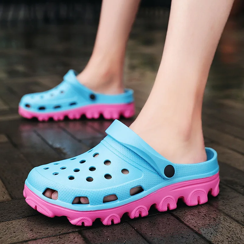 ZEEKSON Beach Shoes Men's New Casual Hole Shoes Lovers Fashion Korean Garden Hollow Sandals Non-slip Thick-soled Slippers
ZEEKSON Beach Shoes Men's New Casual Hole Shoes Lovers Fashion Korean Garden Hollow Sandals Non-slip Thick-soled Slippers
