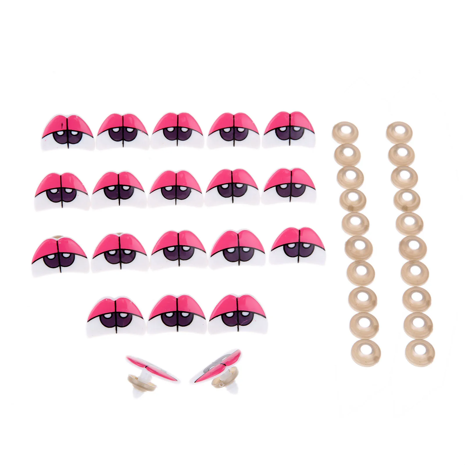 20pcs Cartoon Toy Safety Eyes with Washers Plastic Safety Eyes For Doll Animal Puppet Craft Plastic Safety Eyes Birthday Gift
20pcs Cartoon Toy Safety Eyes with Washers Plastic Safety Eyes For Doll Animal Puppet Craft Plastic Safety Eyes Birthday Gift