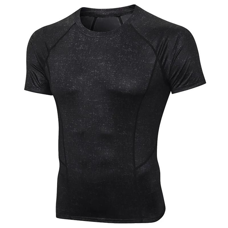 New Short Sleeve Running T Shirt For Men High Elasticity Quick Dry Print Gym Fitness Training Sports Shirts Male PRO Clothing
New Short Sleeve Running T Shirt For Men High Elasticity Quick Dry Print Gym Fitness Training Sports Shirts Male PRO Clothing