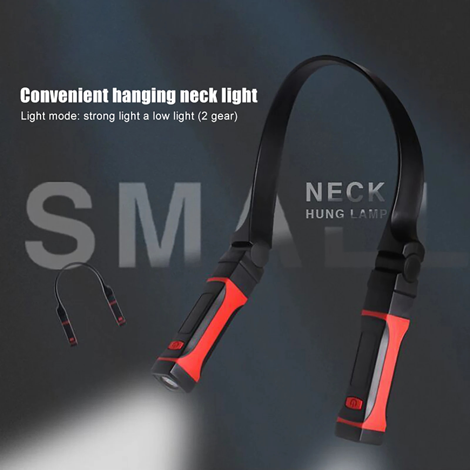 Rechargeable LED Neck Light Neck Hanging Reading Lamp 2 Brightness Modes Portable Headlampfor Outdoor Camping Hunting Working
Rechargeable LED Neck Light Neck Hanging Reading Lamp 2 Brightness Modes Portable Headlampfor Outdoor Camping Hunting Working