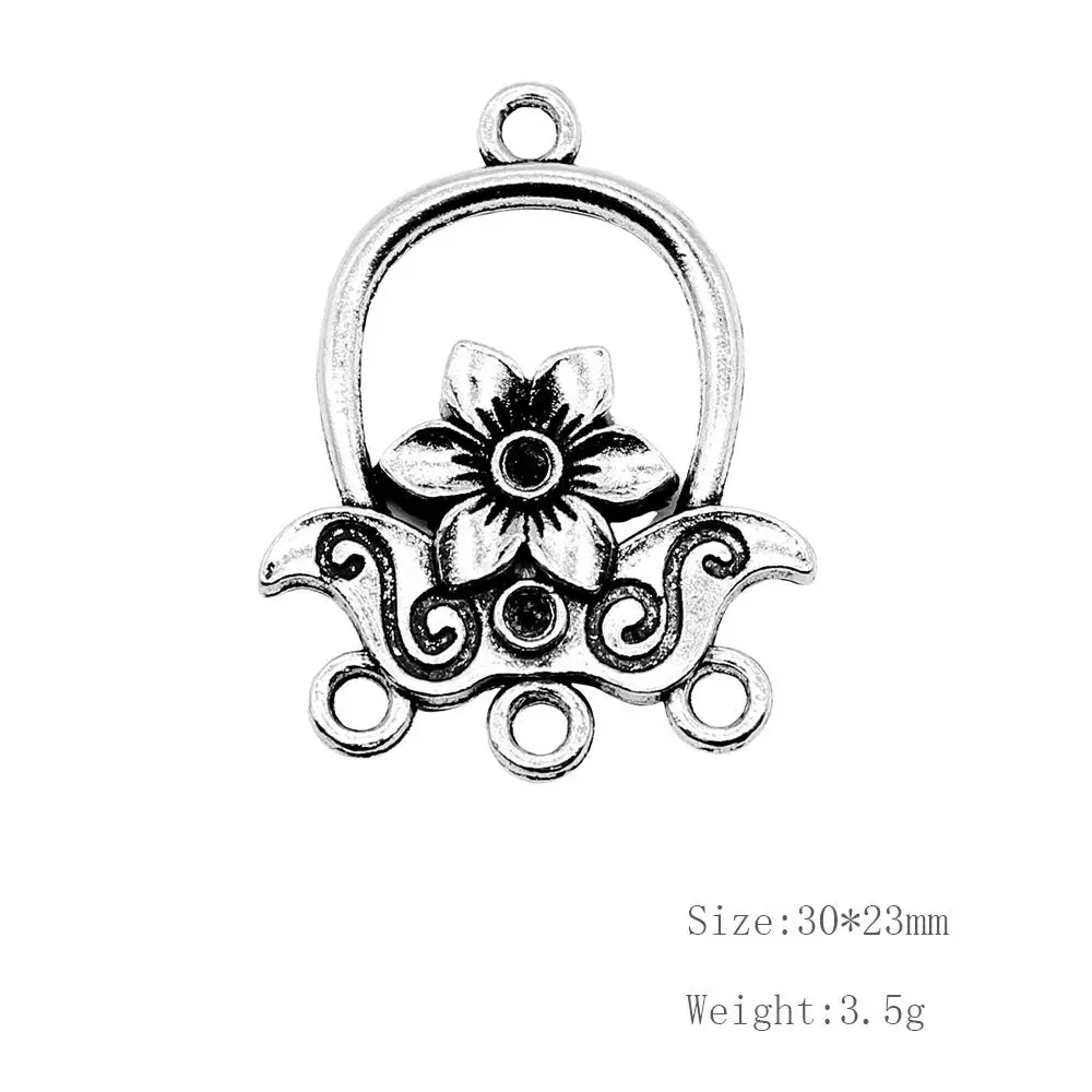 Malzahar 10 Pieces Flower Earring Connector Jewelry Findings Components Pendants For Crafts
Malzahar 10 Pieces Flower Earring Connector Jewelry Findings Components Pendants For Crafts