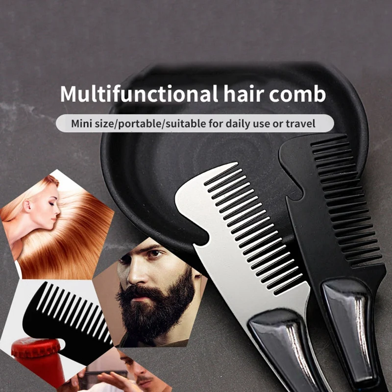 Professional Men's Mustache Comb Anti Static Mens Shaving Pocket Comb Can Be Used As Bottle Opener
Professional Men's Mustache Comb Anti Static Mens Shaving Pocket Comb Can Be Used As Bottle Opener