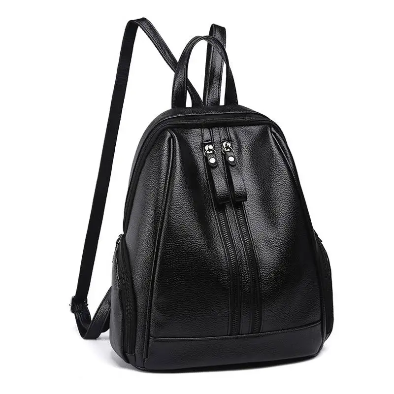 Korean High Quality PU Leather Women Backpack Female Bagpack Back Pack Bags for Women Black Bookbag sac a dos femme bolsa femini
Korean High Quality PU Leather Women Backpack Female Bagpack Back Pack Bags for Women Black Bookbag sac a dos femme bolsa femini