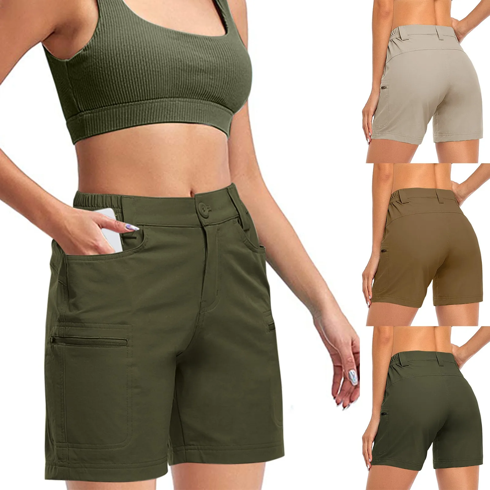 Women Cargo Shorts Summer Outdoor Active Hiking Cycling Shorts With Pockets Short Pants
Women Cargo Shorts Summer Outdoor Active Hiking Cycling Shorts With Pockets Short Pants