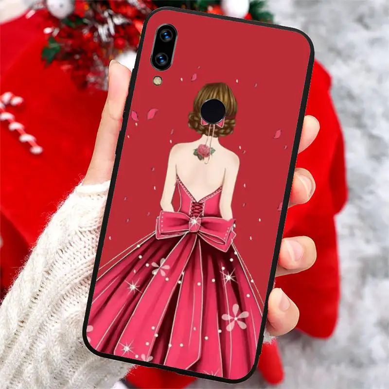 red dress Fashion cartoon wedding girl luxury Phone Case coque For Xiaomi Redmi note 7 8 9 t k30 max3 9 s 10 pro lite capa
red dress Fashion cartoon wedding girl luxury Phone Case coque For Xiaomi Redmi note 7 8 9 t k30 max3 9 s 10 pro lite capa