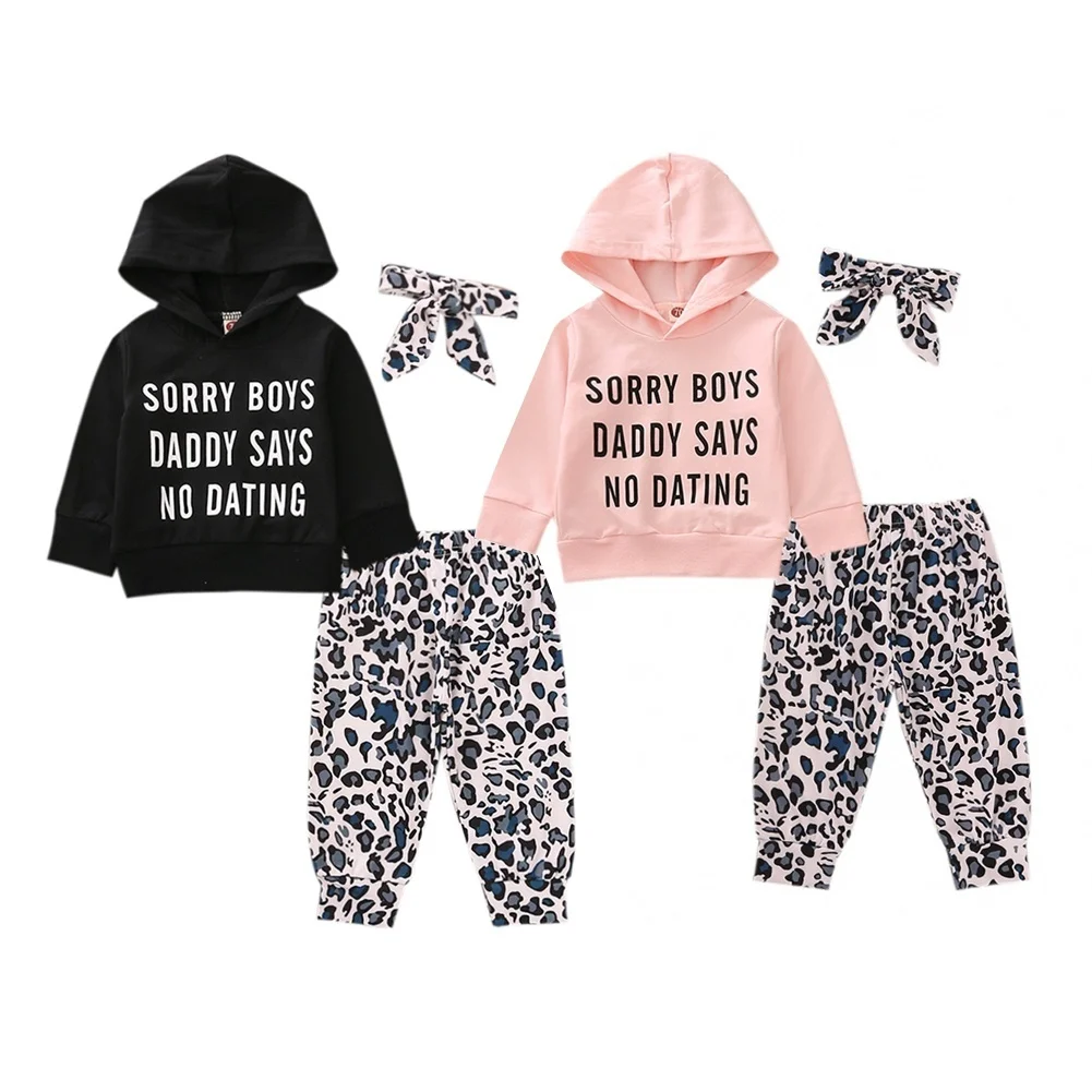 Newborn Toddler Baby Girl Long Sleeve Top Hoodies Leopard Pants Headband Outfits 3PCS Clothes Set
Newborn Toddler Baby Girl Long Sleeve Top Hoodies Leopard Pants Headband Outfits 3PCS Clothes Set