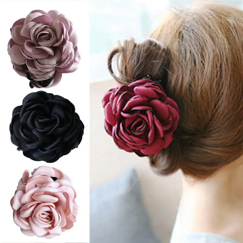 Crossing Teeth Strong Claws Hair Claw PC Vivid Rose Flower Women Jaw Clip Fancy Accessories
Crossing Teeth Strong Claws Hair Claw PC Vivid Rose Flower Women Jaw Clip Fancy Accessories