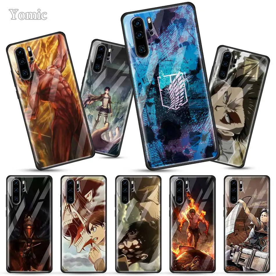 Attack On Titan Anime Tempered Glass Case for Huawei P30 P20 Mate 10 20 30 Lite Honor 20 9X Pro Black Soft Edge Phone Cover
Attack On Titan Anime Tempered Glass Case for Huawei P30 P20 Mate 10 20 30 Lite Honor 20 9X Pro Black Soft Edge Phone Cover