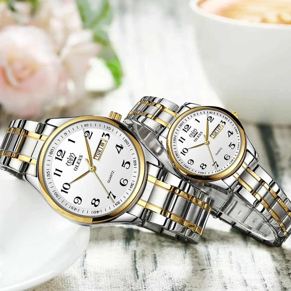Luxury couple watches pair men and women Wrist Watch Fashion Casual lovers Watch sttainless steel montre de couple with date
Luxury couple watches pair men and women Wrist Watch Fashion Casual lovers Watch sttainless steel montre de couple with date