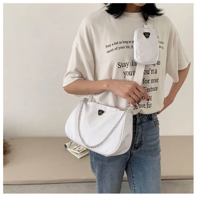 2021 New Designer Women Handbag Female Shoulder Bags Vintage Bags Ladies Hand Bags Chain 2PCS Luxury Crossbody Messenger bags 
2021 New Designer Women Handbag Female Shoulder Bags Vintage Bags Ladies Hand Bags Chain 2PCS Luxury Crossbody Messenger bags
