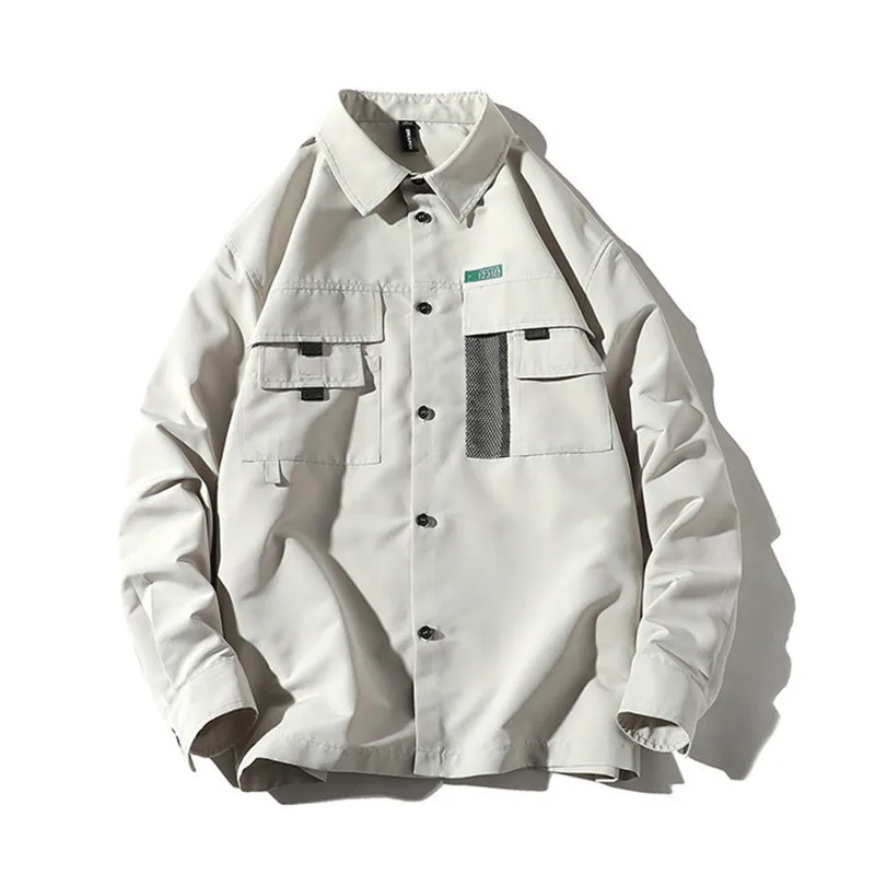 Men Japanese Casual Tooling Jacket Spring Autumn 2020 New Fashion Vintage Jackets Street Slim Button Windbreaker Jacket Men
Men Japanese Casual Tooling Jacket Spring Autumn 2020 New Fashion Vintage Jackets Street Slim Button Windbreaker Jacket Men