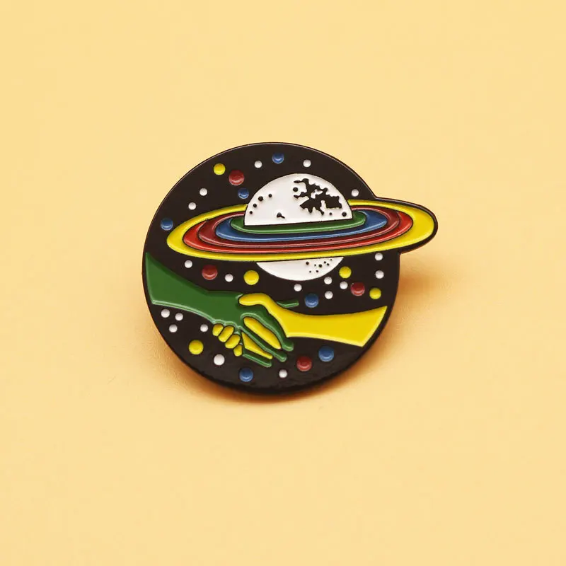 Dear-you Universe alien planet brooch cute shirt with collar pin alloy enamel badge pin accessories
Dear-you Universe alien planet brooch cute shirt with collar pin alloy enamel badge pin accessories